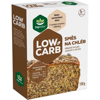 Topnatur Směs na pečení chleba Low carb 150 g – Zboží Mobilmania