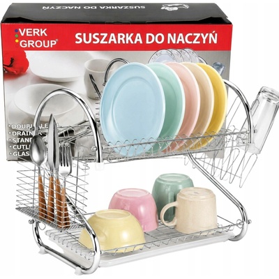 Verk 15577 Nerezový dvoupatrový odkapávač na nádobí