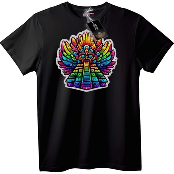 NOONEBRAND Тениска с Дъгова Майска Пирамида - 5XL, Black