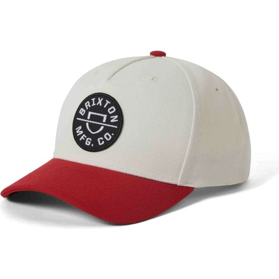 BRIXTON Crest C Mp Snapback Off White/Adrenaline Rush OFWAR
