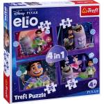 Trefl Пъзел Trefl 4 в 1 - Извънземните мисии на Елио (34665) - baby