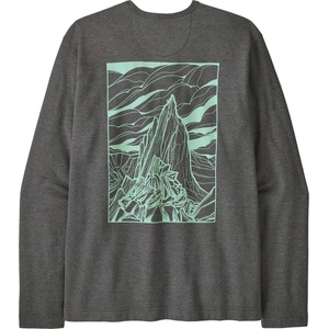 Patagonia Мъжки пуловер Patagonia LW Cloud Crag Wildrise Crew Jumper - Ink Black (017-4324-0312)