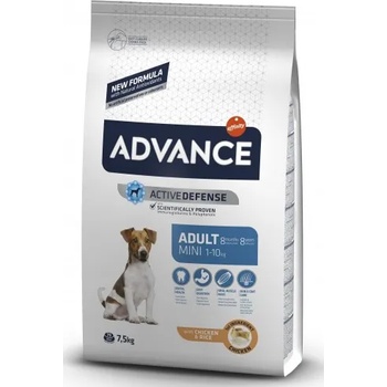 Affinity Advance Dog Mini Adult - пилешко и ориз, високачествена храна за пораснали кучета от дребните породи, над 1 година, Испания - 7 кг