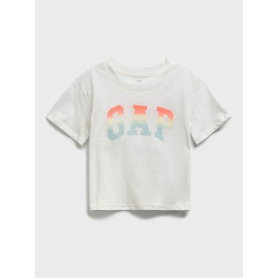 GAP Детска тениска от органичен памук GAP GAP | Byal | Момичешки | 146