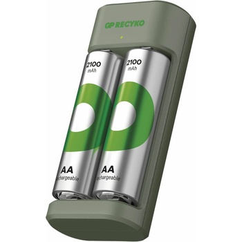 GP Eco Nabíjačka batérií + 2×AA, 2100 mAh, 1604822110