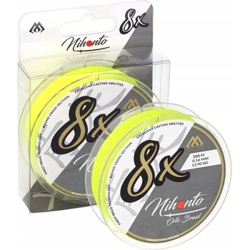Mikado šnúra Nihonto Octa Braid Fluo Yellow 300m 0,20mm 18,1kg