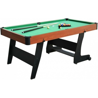 mamido Skladací biliardový stôl 6FT s MDF konštrukciou 182 × 96 cm