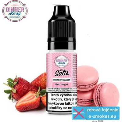 Dinner Lady Strawberry Macaroon 10 ml 20 mg