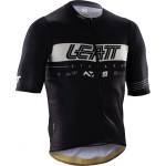 Leatt Мъжка фланелка с къс ръкав за колоездене Leatt MTB Endurance 6.0 Jersey Cycling jersey - Racing Black - размер XL (056-4115-0314)