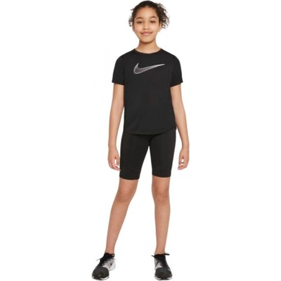 Nike Тениска за момичета Nike Dri-Fit One SS Top GX G - Черен