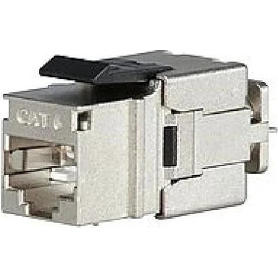 MULTIPACK 24 ks - rychlozařezávací keystone Solarix CAT6 STP SXKJ-6-STP-BK-NA
