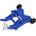 Traxxas Комплект опорни колела Traxxas (wheelie) синьо