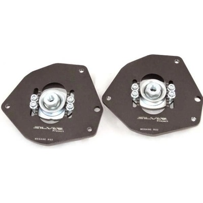 Pillowball Přední horní uložení tlumičů Top Mounts Silver Project Renault Megane II - verze pro sériový podvozek