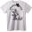 NOONEBRAND Дино Т-Рекс Тениска - 2XL, White