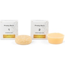 Pretty Curly Girl Bars Bundle Tuhý šampon a kondicionér 120 g