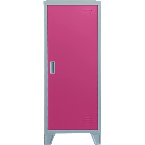 Carmen Метален шкаф Carmen CR-1605-1 JZ - сив / розов (3580177) - tierradesign
