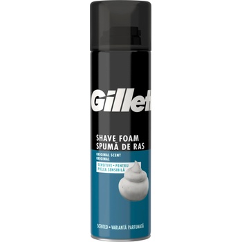 Gillette Пяна за бръснене Sensitive, 200 ml