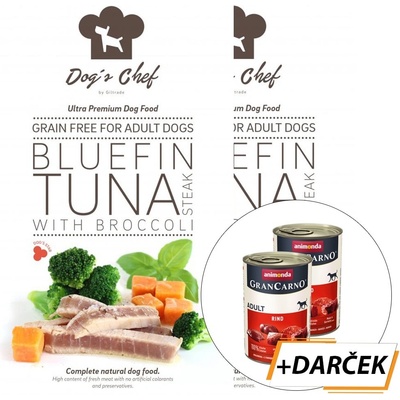 Dog´s Chef Bluefin Tuna steak with Broccoli 2 x 6 kg
