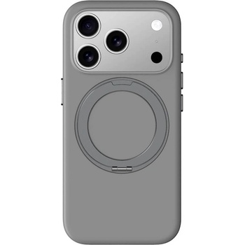 AMAZINGTHING Силиконов (TPU) калъф с MagSafe за iPhone 17 Pro - AmazingThing Cloudie MagSpin Magnetic Soft Silicone Case (сив) (IP176.3PCGY)