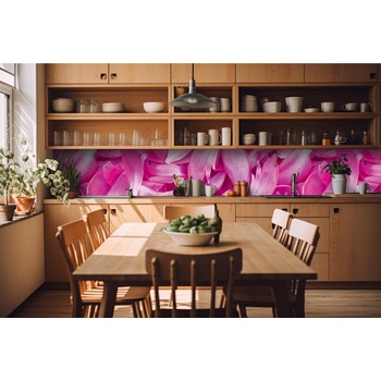 DIMEX ART s. r. o Фототапет за кухня - лилави венчелистчета 420 x 60 см