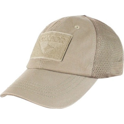 CONDOR OUTDOOR OPERATOR MESH s VELCRO panelmi KHAKI PIESKOVÁ