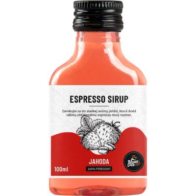 ManuCafe Espresso sirup Jahoda - 100 ml