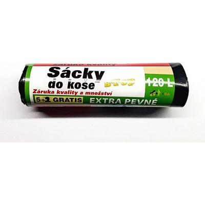 Warto pytle 120 l 22 μm 7ks černé