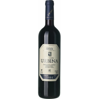 Bodegas Urbina Rioja DOC suché červené 2004 14% 0,75 l (holá láhev)