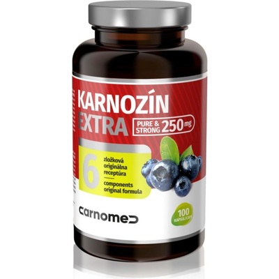 CarnoMed Karnosin EXTRA Pure&Strong 100 kapslí