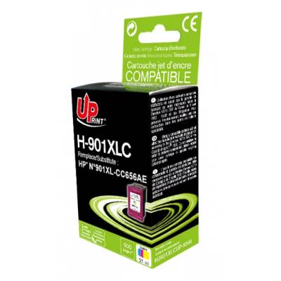 Мастилница UPRINT CC656A HP, Cyan/Magenta/Yellow (LF-INK-HP-CC656A-UP)