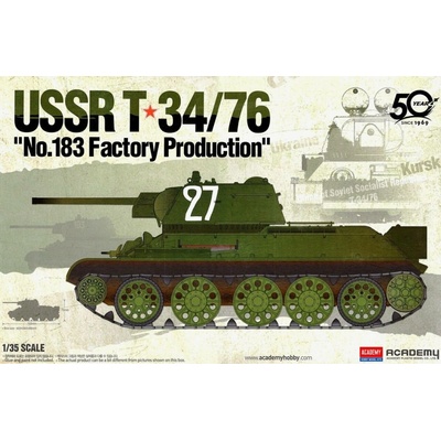 Academy T 34/76 No.183 Factory Production SSSR Model Kit 13505 1:35