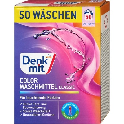 Denkmit prášek na barevné prádlo 3 kg 50 PD