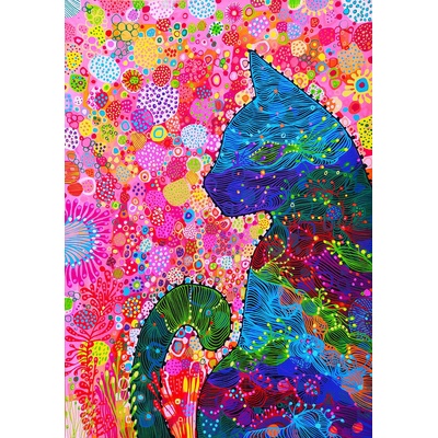 Enjoy - Puzzle Wandering Cat - 3 000 piese