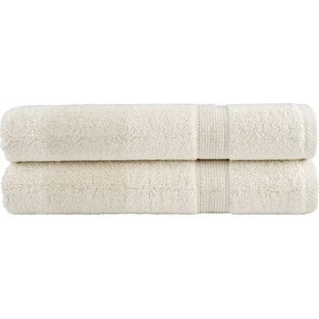 vidaXL Премиум кърпи за сауна SOLUND 2 бр кремави 80x200 см 600 gsm (137482)