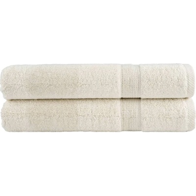 vidaXL Премиум кърпи за сауна SOLUND 2 бр кремави 80x200 см 600 gsm (137482)