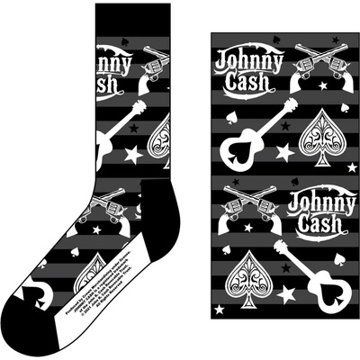 RockOff ponožky Johnny Cash Guitars'n Guns