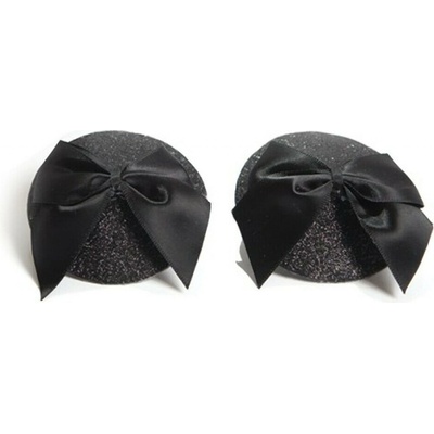 Lepítka na bradavky BIJOUX INDISCRETS BURLESQUE PASTIES BOW black