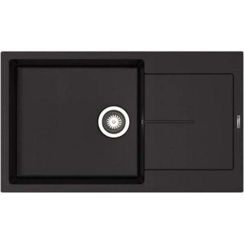 Pyramis Гранитна мивка за кухня Итака 86 х 50, с голямо корито и отцедник (070242411)