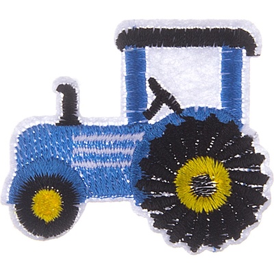 Záplata traktor 50x45mm Varianta: modrý