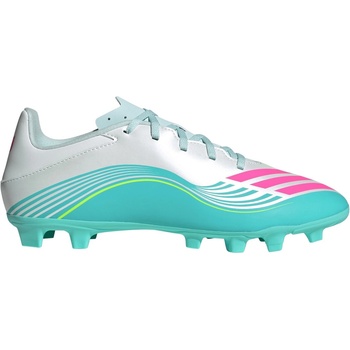 Adidas Футболни бутонки Adidas F50 Club Adults Firm Ground Football Boots - Wht/Pink/Blue