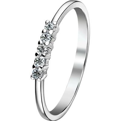 Zlaton Prsten bílé zlato s diamantem N22102501286