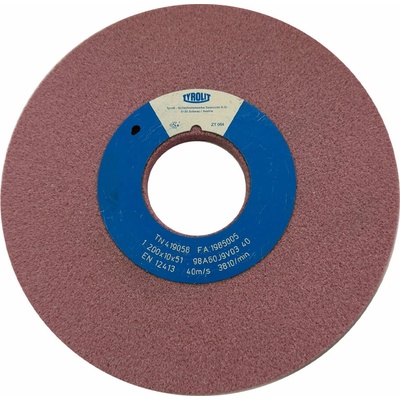 Tyrolit 98A60J9V40 Brúsny kotúč 200 x 10 x 51 mm 60 T419058