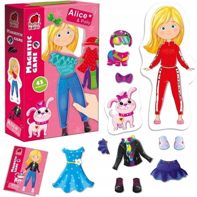 Spoločenská hra Magnetické oblečenie Alice a Polly Roter Kafer