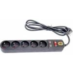 ORVALDI Power strip Orvaldi ORV-5 anti-surge 5 sockets 1.5 m black (AP5-1, 5MU)