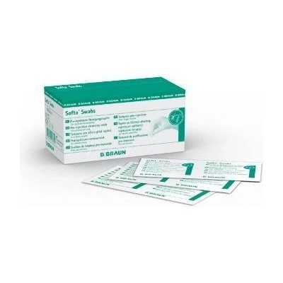 B-Braun dezinfekční čtverečky Softa Swabs100 ks