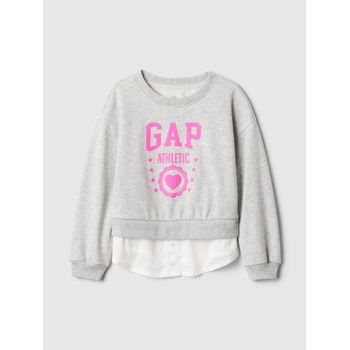 GAP Бебешка суитшърт Gap Athletic GAP GAP | Siv | Момичешки | 2 години
