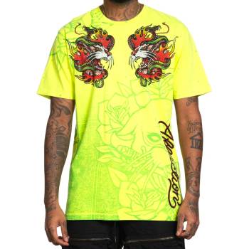 AFFLICTION мъжка тениска affliction - fire guide - a26040-onyp