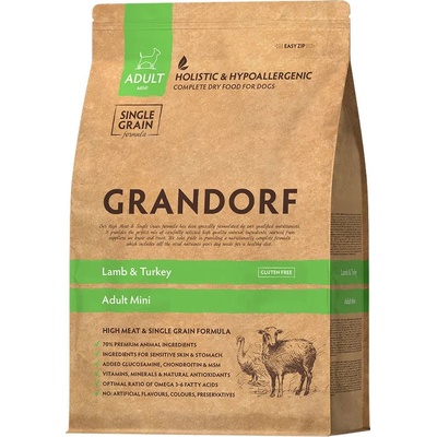 Grandorf Lamb & Turkey Adult Mini 1 kg
