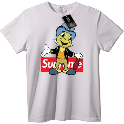 NOONEBRAND Тениска Supreme Карикатурен Жабок - L, Black