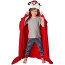 Carbotex Detská supersoft deka s 3D kapucou PAW PATROL Marshall